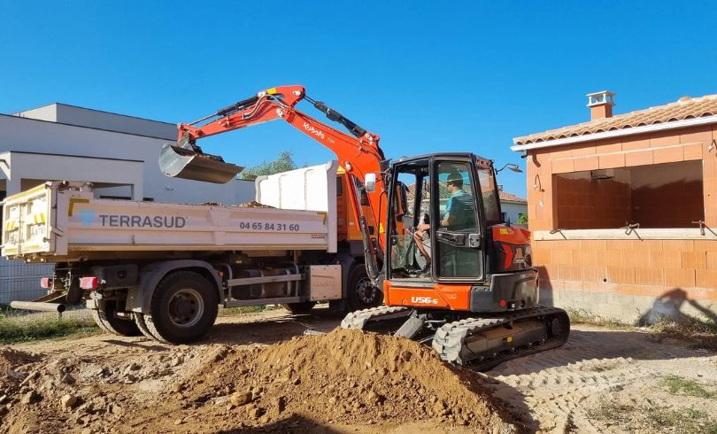 travaux de terrassement